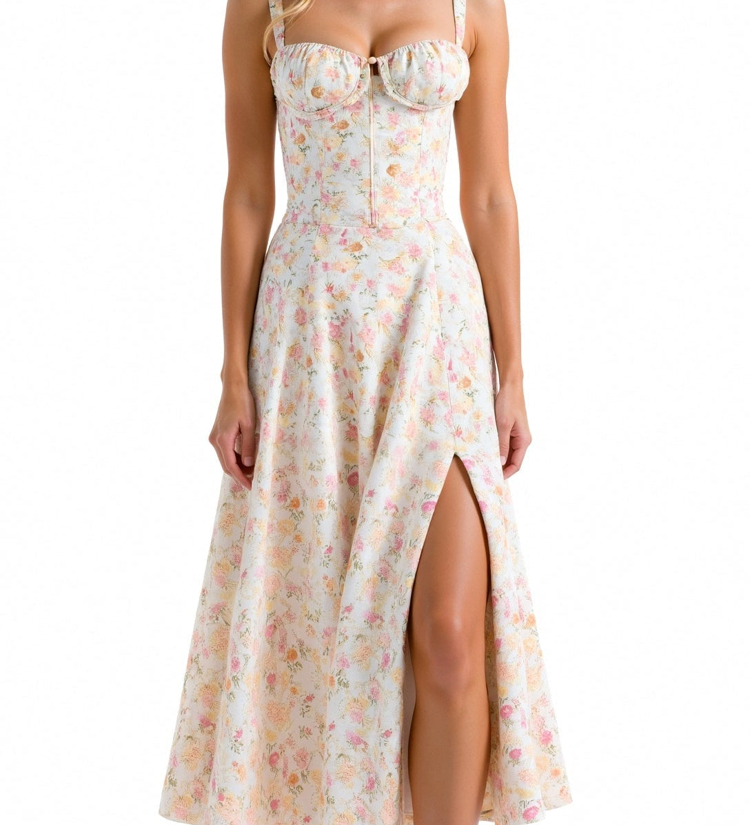 Julie - Robe Midi Élégante