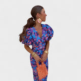 Lili - Robe Feu Tropical