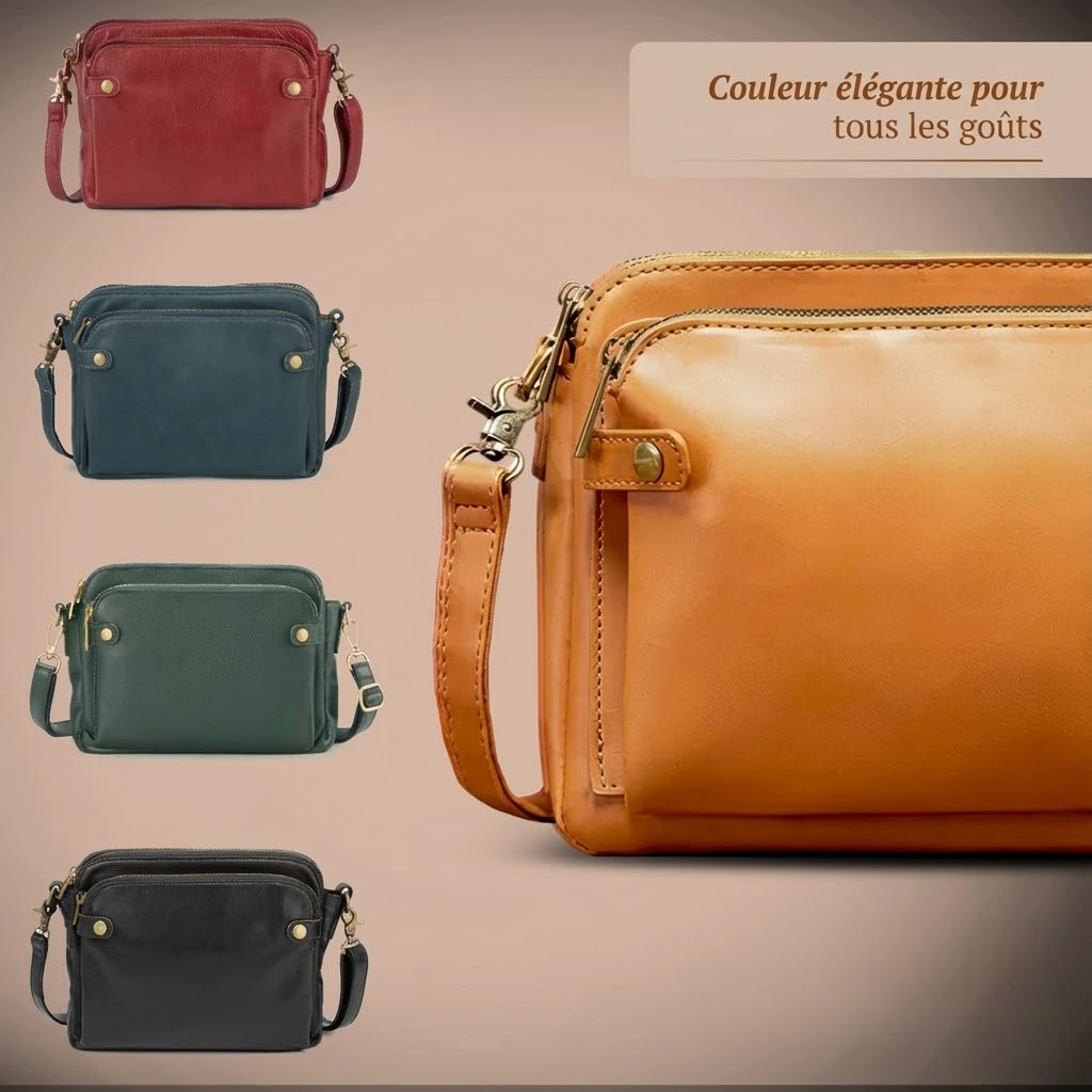 Coralie - Sac en cuir classique