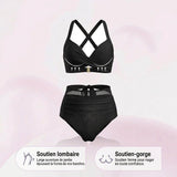 CAMILLE - BIKINI TAILLE HAUTE 2-EN-1 GAINANT