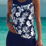 Trudy – Tankini élégant avec effet ventre plat et short assorti