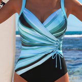 Éloria – Maillot de bain élégant à imprimé coloré