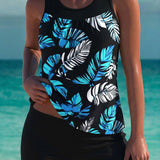 Trudy – Tankini élégant avec effet ventre plat et short assorti