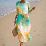 Patricia - Robe longue fluide chic et confortable
