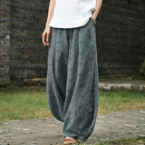Gabrielle – Pantalon large gris anthracite