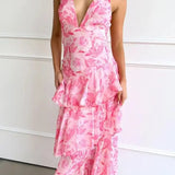 Marine - Robe Longue Élégante