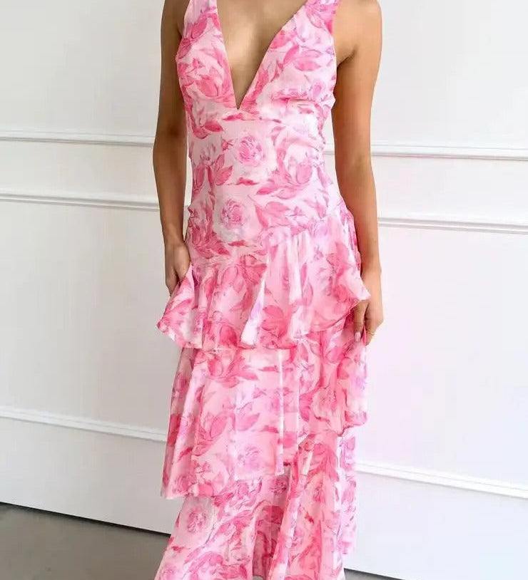 Marine - Robe Longue Élégante