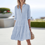 Anne - Robe d'Été à Rayures