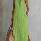 Justine - Robe Midi en Lin Texturé