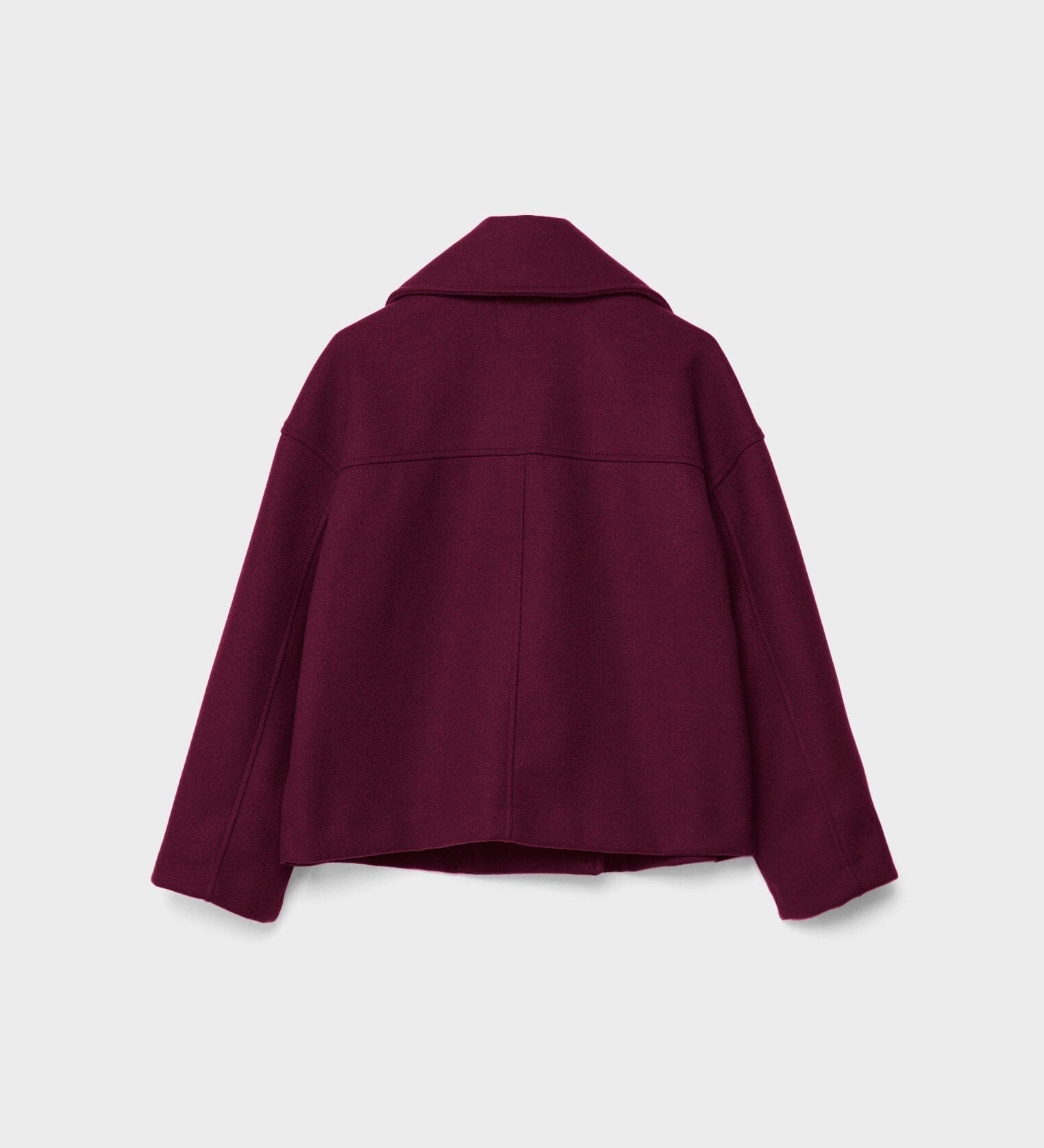 Julie – Veste courte femme à double boutonnage, coupe oversize