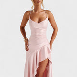 Samira - Robe Maxi Rose