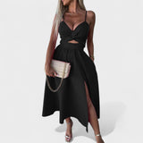 Céleste - Robe Midi avec Ouverture