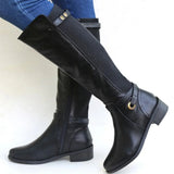 Camille - Bottes orthopédiques en cuir à tige haute